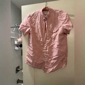 Pink American Eagle button up